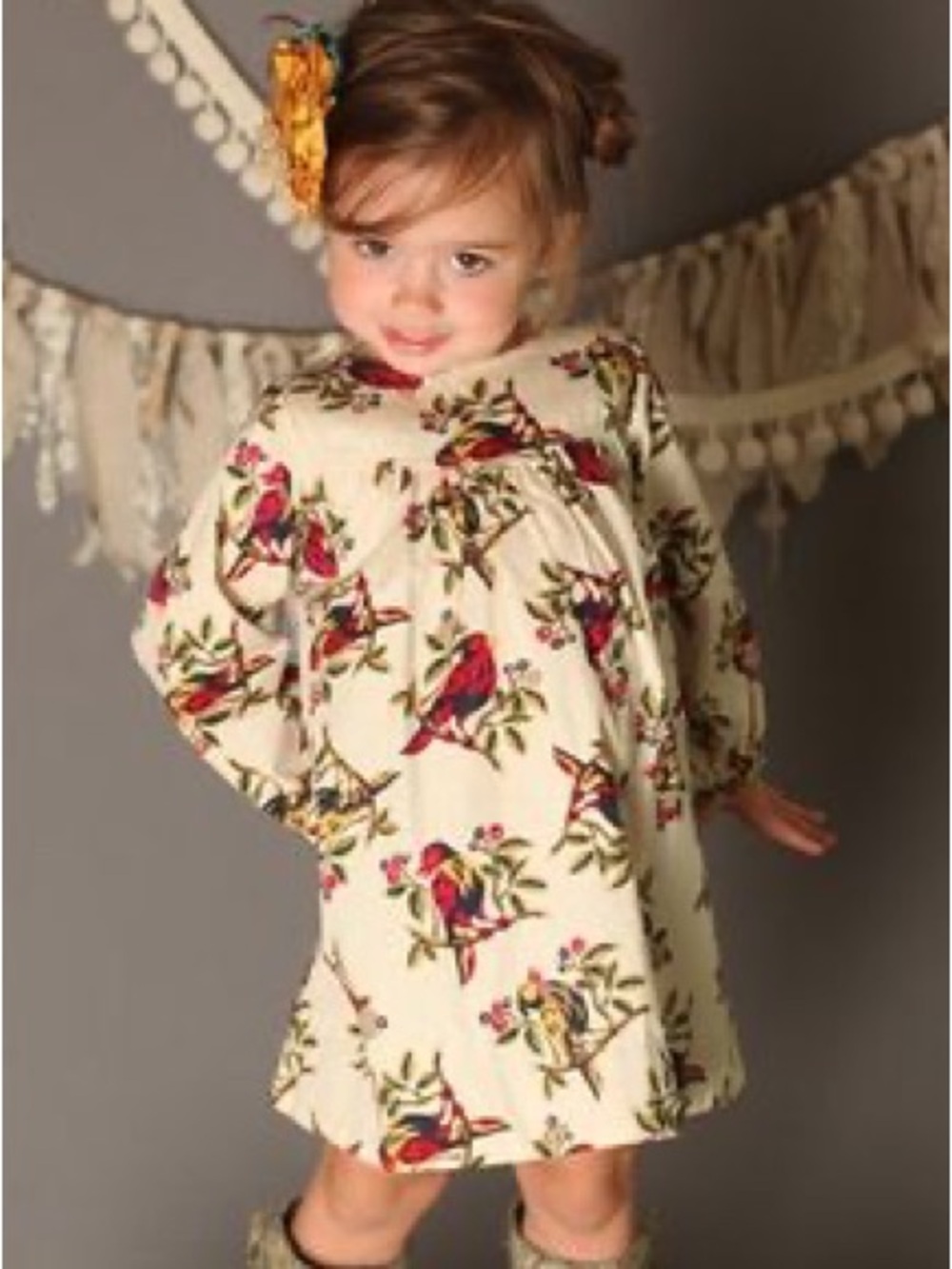 Pink chicken 3 bird dress